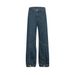 Unique Design Reverse-Wear Pocket Denim Men's Vibe Trendy Brand Split Patchwork Wide-Leg Straight Pants_mkmklike.com