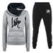Women's Clothing Women's sweatshirt suit hoodie sports letter LOVE suit fashion and leisure hot style_mkmklike.com