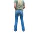 Slim Fit mid Waist Embroidered Slightly Flared Denim Jeans Long Women's Clothing for Spring Autumn Season_mkmklike.com