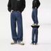 Vintage Washed Blue Jeans For Men - Relaxed Straight Fit Denim Pants (S-XXXL, Unisex 90s Retro Street Style)_mkmklike.com