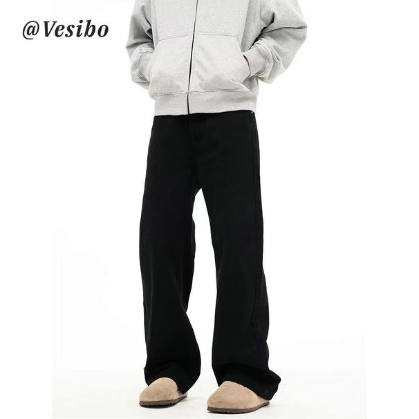 Retro Washed Jeans – Slim Straight To Slight Flare Fit With Stretch For Men & Women (3 Colors, Sizes S-3XL)_mkmklike.com