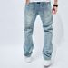 Men's Retro Loose Jeans - American High Street Wide Leg Pants | Trendy Streetwear (Black/Blue/Khaki)_mkmklike.com