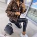Women's Clothing Fashionable Leopard Print Cotton Shirt - Relaxed Fit Long Sleeve Casual Blouse For Women (S/M/L/XL)_mkmklike.com