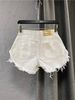 K Women's New Trendy Ripped Denim Shorts Casual Fashion Wide-leg A-Line Hot Pants_mkmklike.com