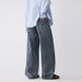 Men's Clothing Men's Straight Leg Jeans High Street Fashion Retro Trendy Brand Versatile Wide Leg Jeans For Men With Whiskers_mkmklike.com