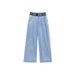 High-waisted Wide-leg Women, New Korean-style Loose Fit For Spring, Summer, Autumn, Slimming And Height-enhancing, Thin_mkmklike.com