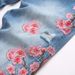 Men's Distressed Flare Jeans With Plum Blossom Embroidery – Vintage Streetwear Denim (Mid-Rise, Bootcut, 90% Cotton)_mkmklike.com