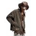 Pulse Pulse Leopard Print Denim Jacket European American Trendy Brand Men's Punk Spring And Autumn Loose Casual Washed Cardigan_mkmklike.com