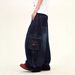 Vintage Cat Whisker Washed Distressed Jeans For Men & Women - Relaxed Fit Wide Leg Cargo Pants With Large Pockets_mkmklike.com