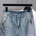 American Men's Denim Shorts Men's Trend Casual Straight Slim Elastic Men's Trend Jeans Men's_mkmklike.com