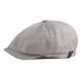 Hot Sale Men Newsboy Thin Vintage Herringbone Octagon Spring Summer Cap Breathable Women Casual Striped Berets Flat Hat New_mkmklike.com