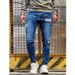 Men's Slim Fit Skinny Jeans Trendy Ripped Hot Selling American Youth Jeans_mkmklike.com