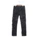 Men's Clothing Dark Coating Wax Brush One Knife Cut Erosion High Street Casual Hole Jeans_mkmklike.com