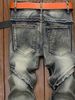 Men's Clothing American Streetwear Washed Straight-Leg Jeans – Relaxed Fit Multi-Pocket Pants (Matcha, S-XXXL)_mkmklike.com