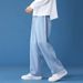Men's Casual Loose Fit Straight Denim Jeans Comfortable Stylish Spring Autumn Jeans Pants for Teenagers & Young Adults_mkmklike.com