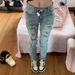 Rhinestone-Embellished Slim Fit Ripped Denim Pants Stretch Comfort Glow-Up Distressed Jeans for Men M-XXL_mkmklike.com