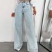 Men's & Women's Vintage Washed Denim Jeans – High-Waisted Loose Straight Leg Pants (XS-XL, Light Blue/Dark Blue, Distressed Streetwear Style)_mkmklike.com