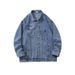 Loom Cross-Border European American Style Men's Denim 2024 Spring And Autumn New Turn-Down Collar Jacket Vintage Washed_mkmklike.com