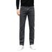 Men's Stretch Slim Fit Straight Leg Jeans High Street Style Elegant Basic Business Trendy Trousers_mkmklike.com