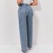 Vintage Floral Print Wide Leg Jeans For Women - High Waisted Relaxed Fit Denim Pants With Retro Street Style_mkmklike.com