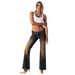 New Winter Street Fashion Metallic Trendy Retro Washed Flared Jeans, Classic Clothing For European And American Women_mkmklike.com