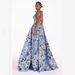 Women's Clothing off shoulder three dimensional tailoring fairy long temperament evening dress dress_mkmklike.com