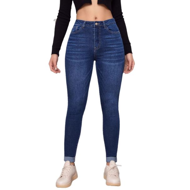 Women's Stretch Skinny Jeans Style Spring Summer New Arrivals Bestseller Slimming Roll Up Hem In Stock_mkmklike.com