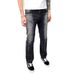 Men's Clothing Spring New Arrival High-End Trendy Black And Gray Gradient Splatter Paint Niche Jeans For Men Slim Fit Straight Leg Versatile Denim_mkmklike.com