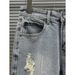 Men's Trendy Ripped Denim Shorts Thin Style Summer Casual Straight Leg Mid Length Five Point Riding Breeches_mkmklike.com
