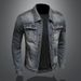 Loom Cross-Border European And American Washed Vintage Classic Denim Jacket For Men Youth Street Style Handsome Coat Trendy_mkmklike.com