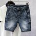 Men's Clothing Denim Shorts Color Men's High End New Style Five Point Pants Men's Summer Thin Youth Casual Shorts_mkmklike.com