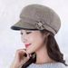 Hot Sale Wool Women Beret Hats New Casual Fashion Knitted Beanie Octagonal Hat Bonnet Hiver Femme Fleece Berets Cap_mkmklike.com