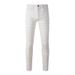 High Street vintage blank super skinny mens stock jeans white denim pants slim trousers_mkmklike.com
