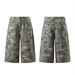 Men's Clothing Men's Retro High-Waisted Wide Leg Trousers Straight Leg Cropped Jeans Versatile Loose Fit Denim_mkmklike.com