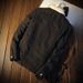 Denim Jacket Men's Thickened Lamb Wool Jacket Autumn And Winter Loose Large Size_mkmklike.com