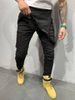 Men's Clothing Elastic Slim Fit Overalls, Slimming Men's Trousers, Men's Overalls Without Rips._mkmklike.com