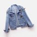 Embroidered Denim Jacket For Women – Korean Style Loose Fit With Blue Dragonfly Beaded Pockets (S-2XL, Weight Recommendations Included)_mkmklike.com