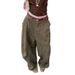 Women's Clothing Retro Washed Denim Jeans Loose Boyfriend Style Floor Length Pants Spring Autumn Fashion Solid Color England Style_mkmklike.com
