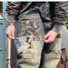 Men's High-End Trendy Distressed Patch Harem Pants Loose Straight Leg Jeans Cool Stylish Tapered Dad Pants_mkmklike.com