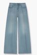 Women's Clothing High Waist Wide Leg High Count Cotton Jeans Retro Washed Loose Straight Trousers For Women_mkmklike.com