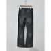 Vintage Washed Flared Jeans – Retro 70s-Inspired High-Waisted Bell Bottoms With Distressed Print (S-XXXL, Classic Blue)_mkmklike.com