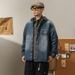 Factory Direct Sales Heavy Industry Trendy Brand Retro Denim Jacket Men's New Model Old American Cross-border Large Size Denim Jacket Men_mkmklike.com