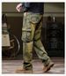 Four Season Versatile Trendy Brand Yellow Mud Washed Dirty Jeans For Men With Multi Pocket Design, Outdoor Workwear Straight Leg Denim Long Pants_mkmklike.com