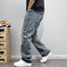 Men's Clothing Retro High End Ripped Jeans For Men Trendy Brand Personalized Scratched Patches Embroidered Slim Straight Pants For Spring And Autumn_mkmklike.com