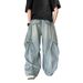"Boys' Lightweight Tencel Jeans - Breathable Anti-Mosquito Loose Fit Pants For Summer"_mkmklike.com