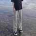 Cleanfit White Jeans Men's American High Street Vibe Pants Straight Slim Ruffian Handsome Scimitar Slightly Pulled Pants_mkmklike.com