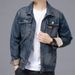 Men's Denim 2026 Spring Autumn Zipper Korean Style Slim Fit Retro Casual Stylish Jacket Versatile Workwear_mkmklike.com