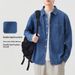 Pulse Dongyu New Double Pocket Denim Simple Casual Jacket Men's Shirt In Stock_mkmklike.com