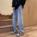 Men's Vintage Loose-Fit Wide-Leg Jeans Japanese Streetwear Style Retro High-Waisted Oversized S-3XL Black Brown Light Blue Dark Blue_mkmklike.com