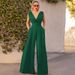 new slim jumpsuit high waist slimming jumpsuit straight wide leg pants for women_mkmklike.com